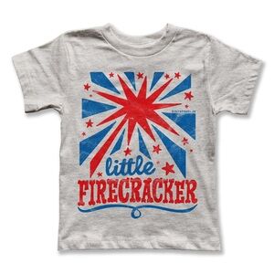Rivet Apparel Little Firecracker Tee. 5T